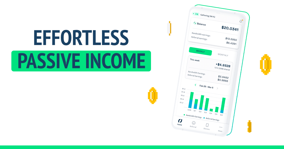 Easy passive income 🤑 with Repocket!